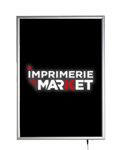 Cadre affiche A2 LED vitrine (42 x 59.4 cm)