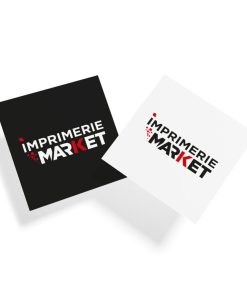 Carte de voeux 14,8 x 14,8 cm recto verso (2 faces ) Vernis UV Brillant sur 1 face