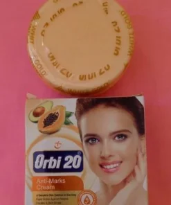Crème de visage blanchissant ORBI 20 à la papaye et avocat