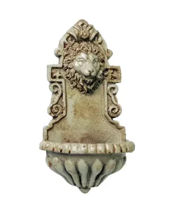 Fontaine murale tête de lion