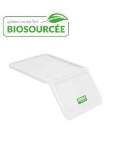 Couvercle biosourcé pour bac à ingrédients 40 L – blanc