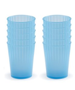 Gobelets 22 cl – lot de 10 – bleu