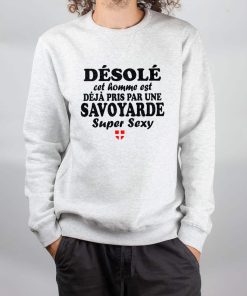 PULL HOMME : HOMME DÉJÀ PRIS PAR UNE SAVOYARDE