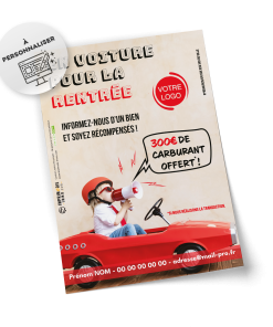 Flyers Rentrée Scolaire A5 à personnaliser