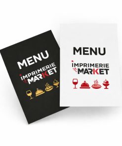 Menu Restaurant A4 Pelliculé Mat 350g avec création graphique