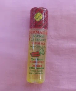 Lotion de beauté gommage DERMALISS aux extraits de carotte