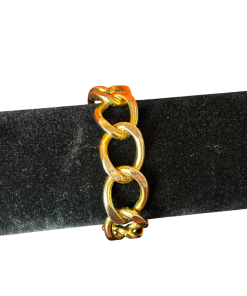 Bracelet en métal doré