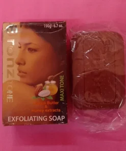 Savon gommant BRONZ TONE aux beurre de cacao et extraits de miel