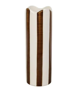 Vase Cylindre Artist Brun en grès, Yliades
