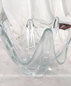 Vide-poche vintage cristal forme 6 pointes