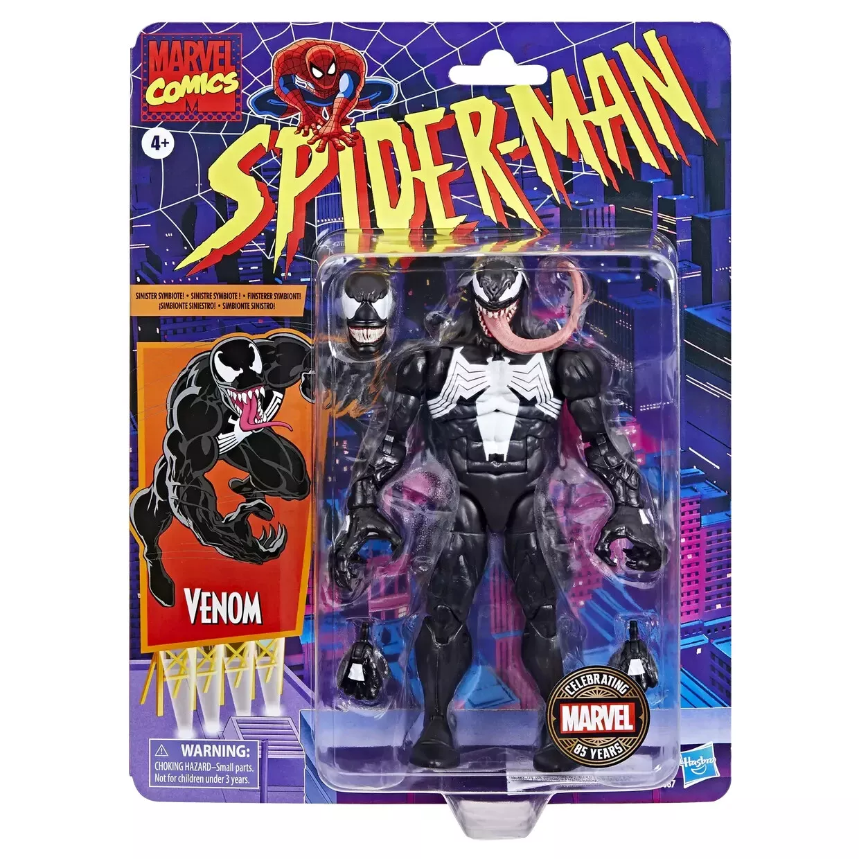 Marvel Legends 85th Anniversary Retro Card Venom – Image 2