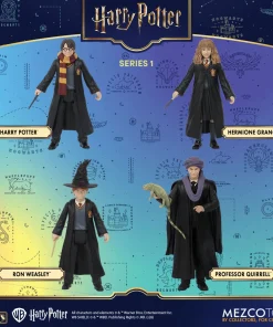 Mezco Harry Potter 5 Points Series 1 Set of 4 Action Figures