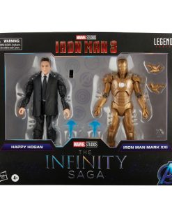 Marvel Legends Infinity Saga Happy Hogan and Iron Man Mark 21 Midas 2 Pack